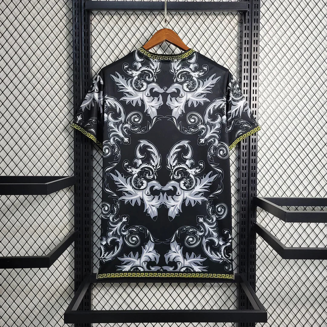 ITALIE 2023 CONCEPT VERSACE NOIR MAILLOT DOMICILE