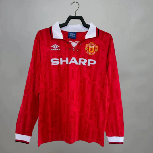 Manchester United Home Jersey 1992/94 long sleeve