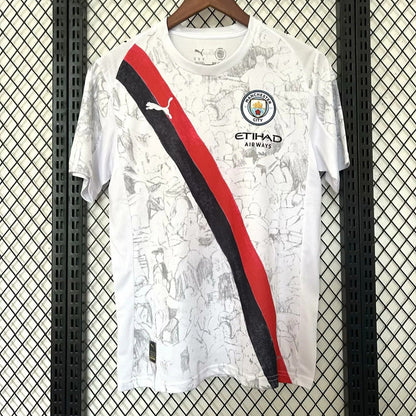 25/26 Manchester City Away White Jersey