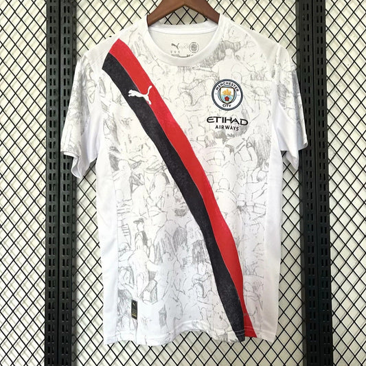 25/26 Manchester City Away White Jersey