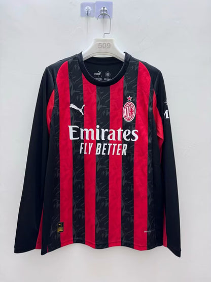 25/26 AC Milan Long Sleeve Jersey