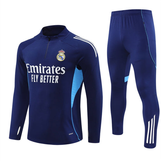 25/26 Real Madrid Blue Tracksuit