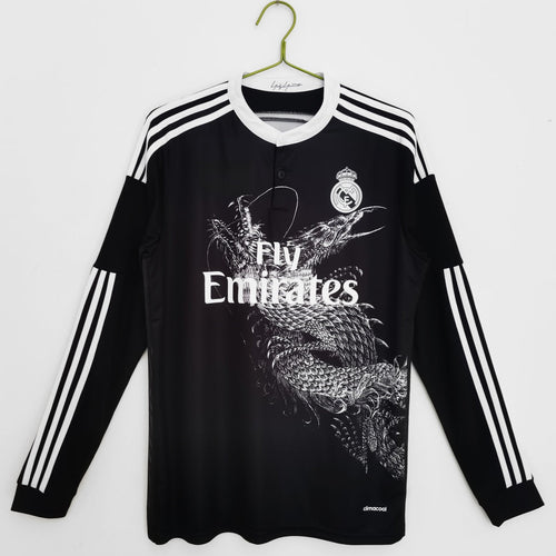 2014-20015 Retro Real Madrid Third Long Sleeve Jersey