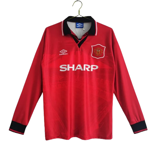 MANCHESTER UNITED 94/96 Home Jersey-Sleeve Long