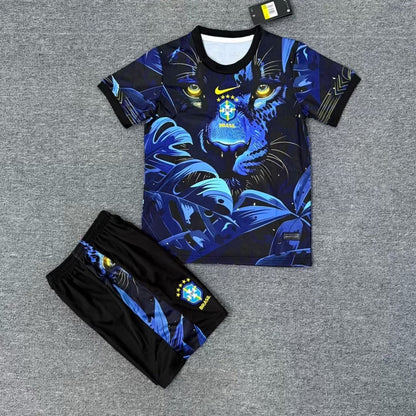 25/26 Brazil Special Blue Kids Set