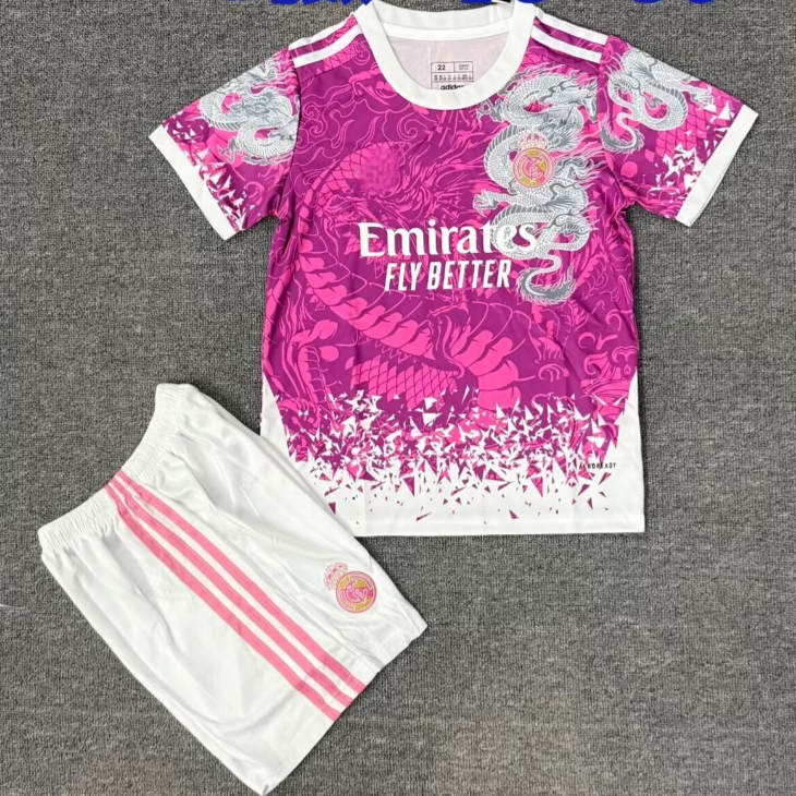 25/26 Real Madrid Special Pink A Kids Set