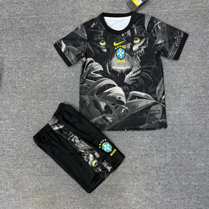25/26 Brazil Special Black Kids Set
