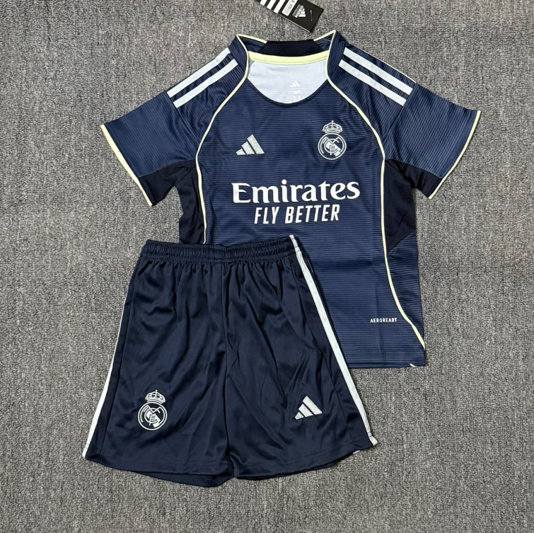 25/26 Real Madrid Away Kids Set