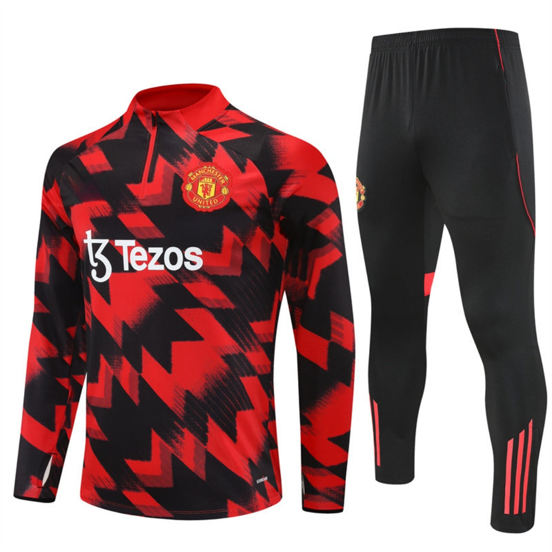 25/26 Manchester United Red Tracksuit