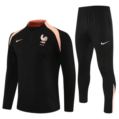 25/26 France Black Tracksuit