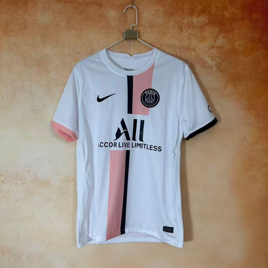 2021-2022 PSG Retro White Jersey