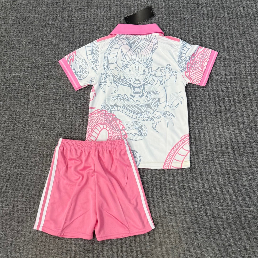 25/26 Real Madrid Special Pink POLO Kids Set