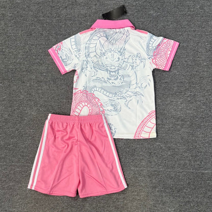 25/26 Real Madrid Special Pink POLO Kids Set