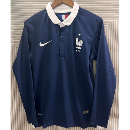 2014 france Retro Long Sleeve Jersey
