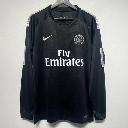 2017-2018 PSG Third Retro Long Sleeve Jersey