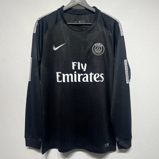 2017-2018 PSG Third Retro Long Sleeve Jersey