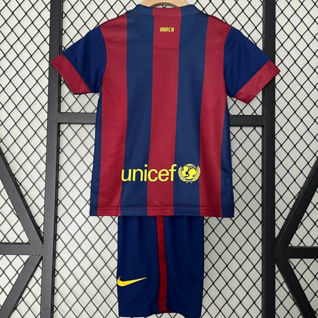 2014-2015 Barcelona Home Retro Kids Set