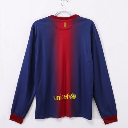 2012-2013 Barcelona Home Retro Long Sleeve Jersey