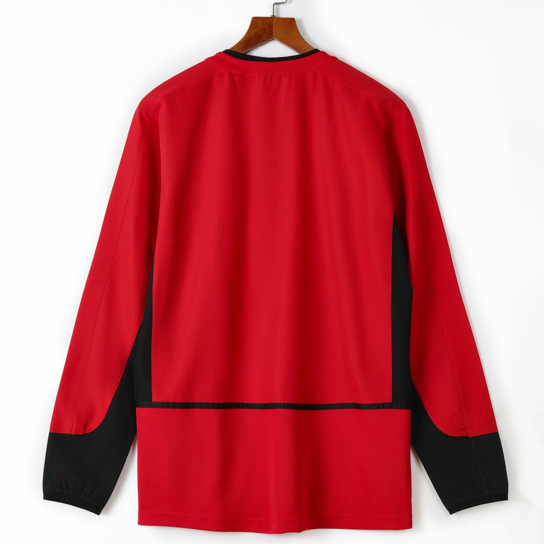 2002-2004 Manchester United Home Retro Long Sleeve Jersey