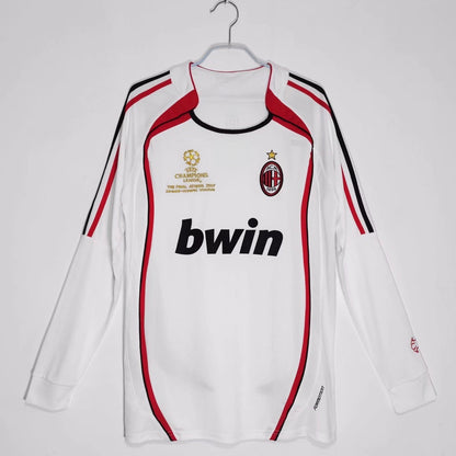 2006 2007 AC Milan Away Retro Long Sleeve Jersey