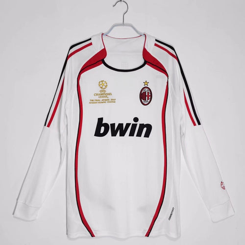 2006 2007 AC Milan Away Retro Long Sleeve Jersey