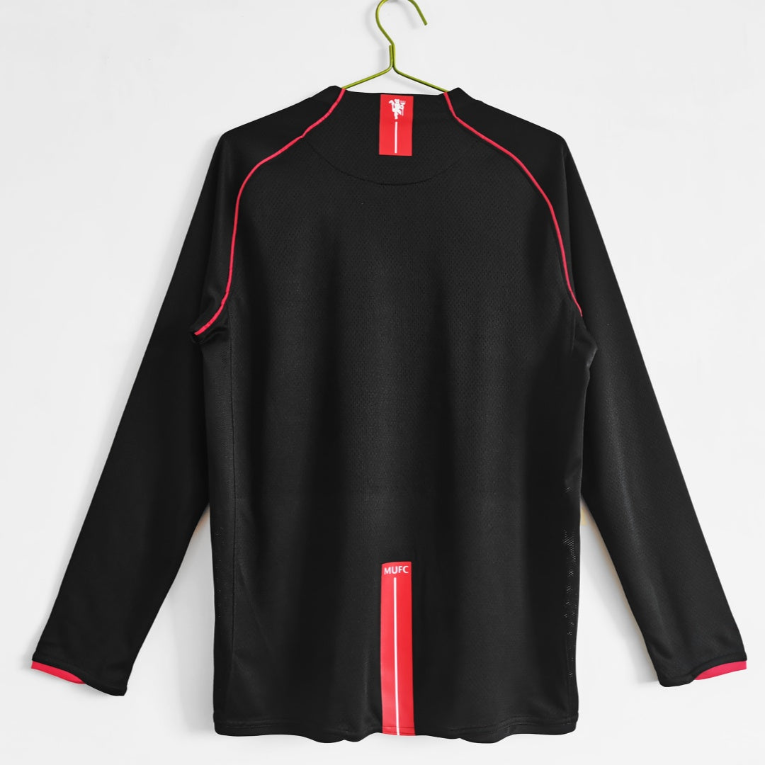 Manchester United Away Retro Long Sleeve 2007 2008 Jersey