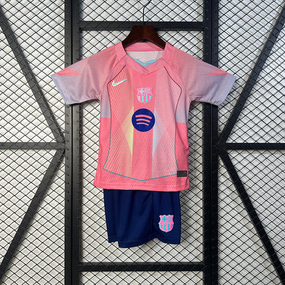 25/26 Barcelona Pink Kids Set
