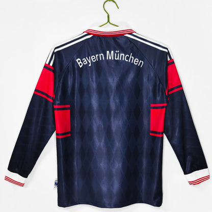 1997-1999 Retro Bayern Munich Home Long Sleeve Jersey