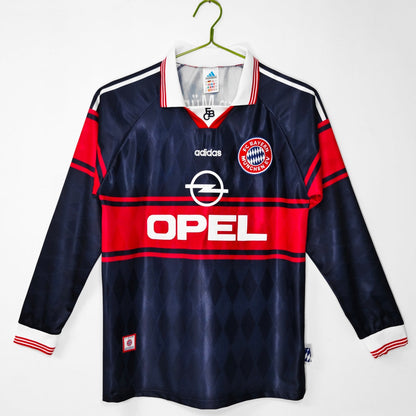 1997-1999 Retro Bayern Munich Home Long Sleeve Jersey