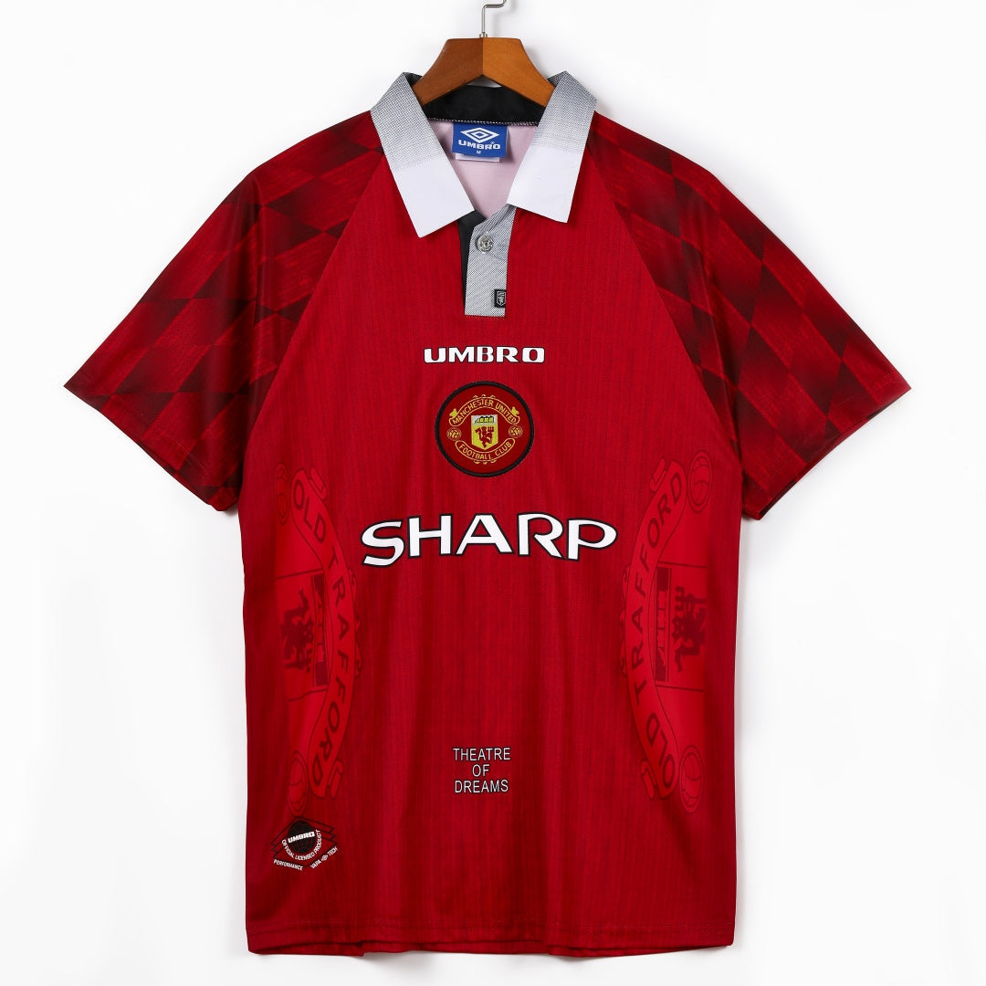 1996-1997 Manchester Home Retro Jersey