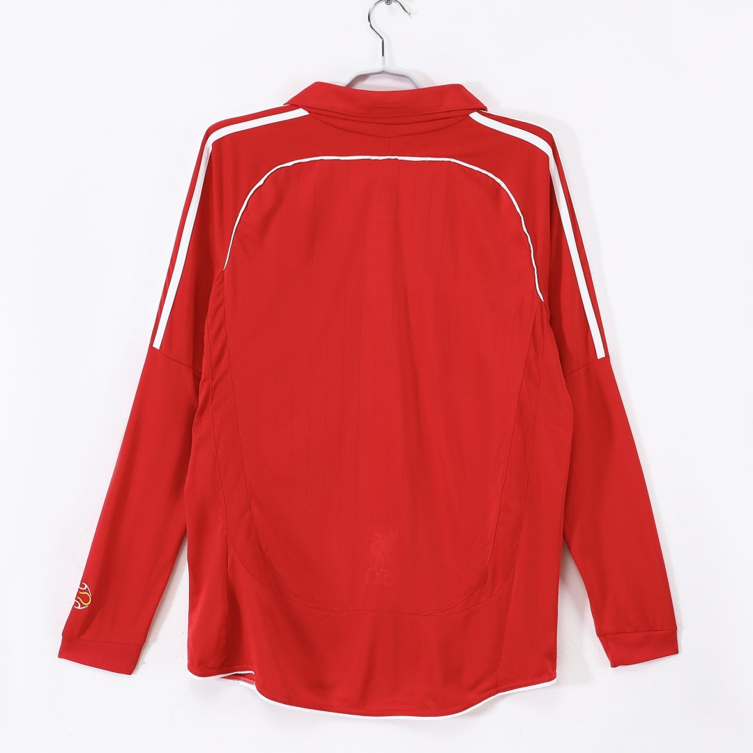 2006-2007 Retro Liverpool Home Long Sleeve Jersey