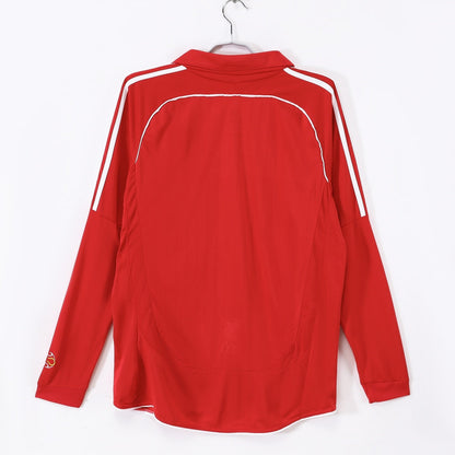 2006-2007 Retro Liverpool Home Long Sleeve Jersey