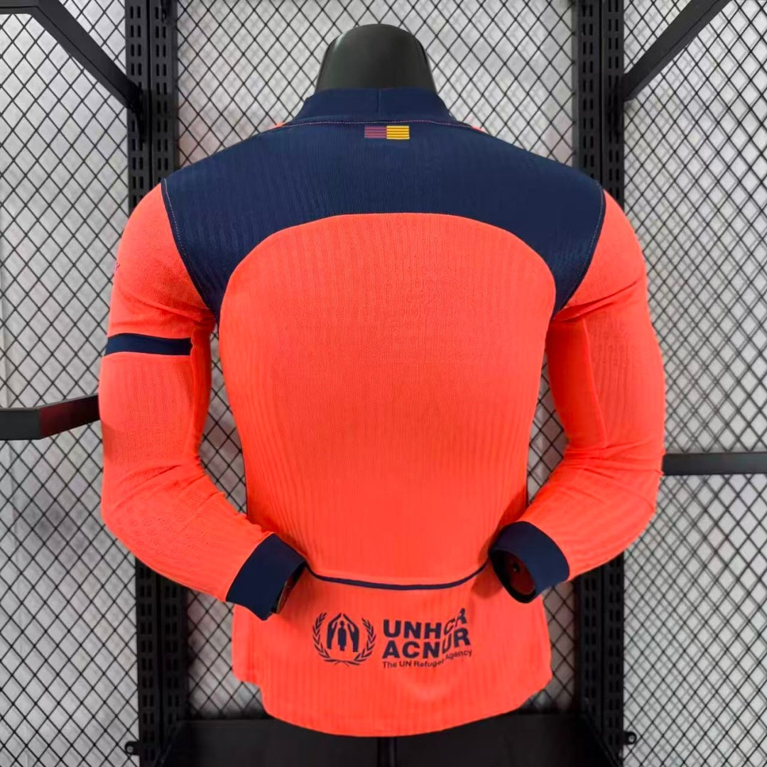 25/26 Barcelona Third Player Version Long Sleeve Jersey