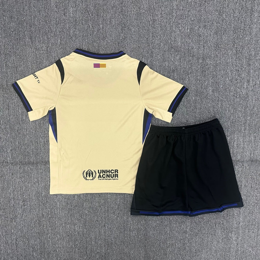 25/26 Barcelona Away Kids Set