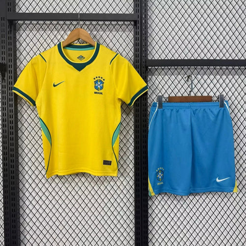 25/26 Brazil Home Kids Set