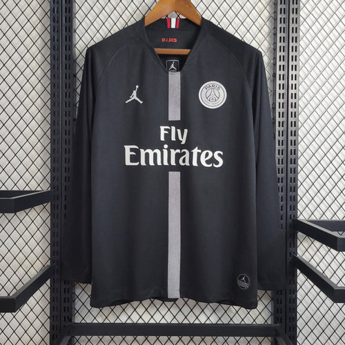 2018-2019 PSG Home Retro Long Sleeve Jersey