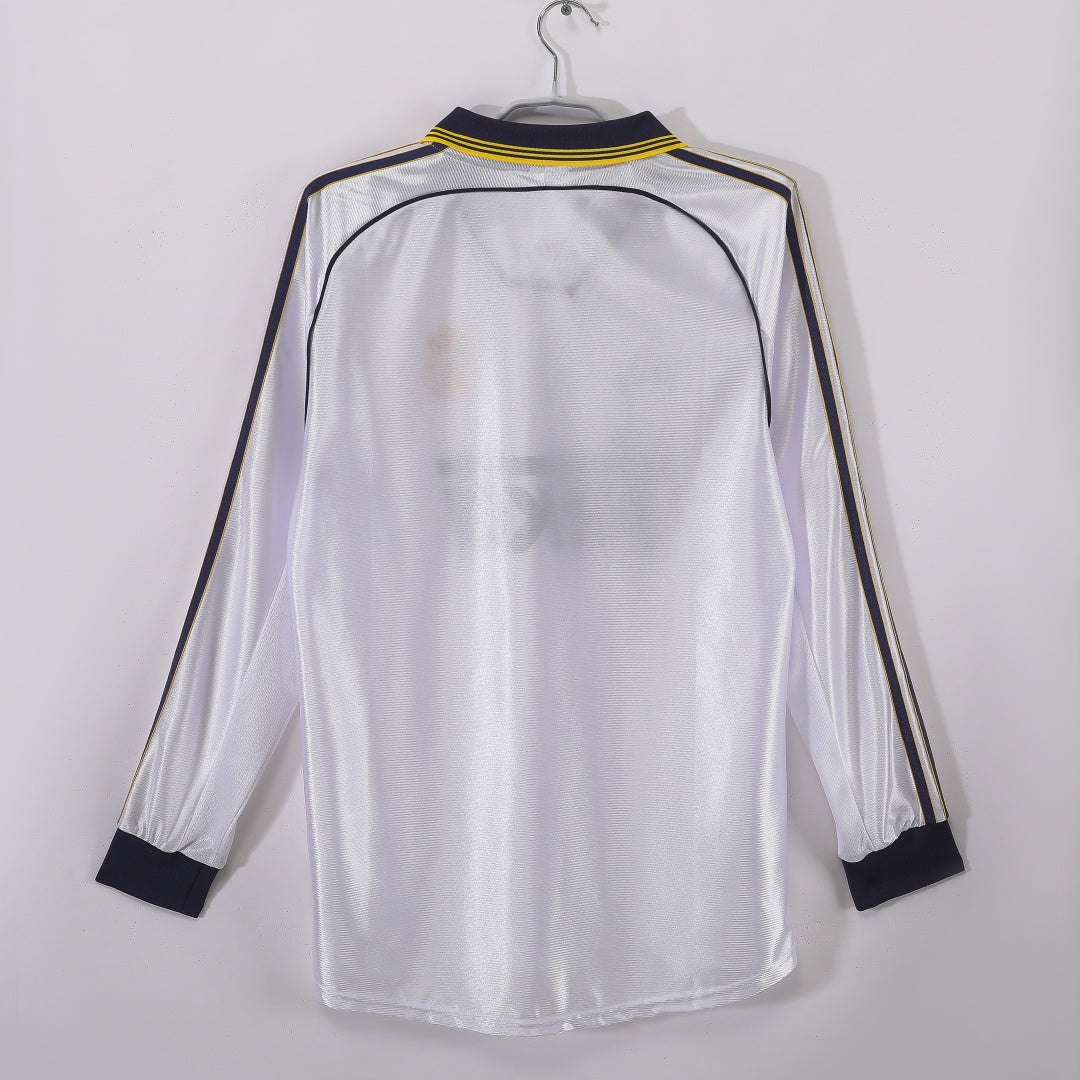 1998-2000 Retro Real Madrid Home Long Sleeve Jersey