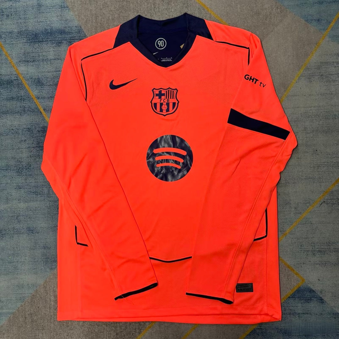 25/26 Barcelona Away Long Sleeve Jersey