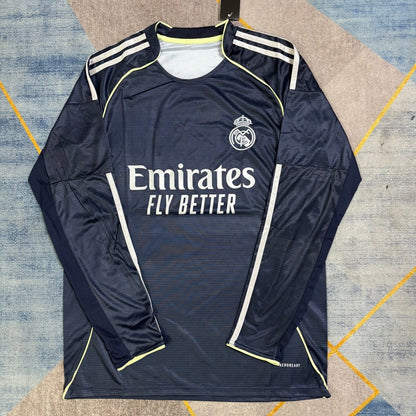 25/26 Real Madrid Away Long Sleeve Jersey