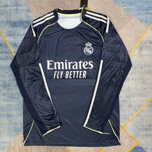 25/26 Real Madrid Away Long Sleeve Jersey