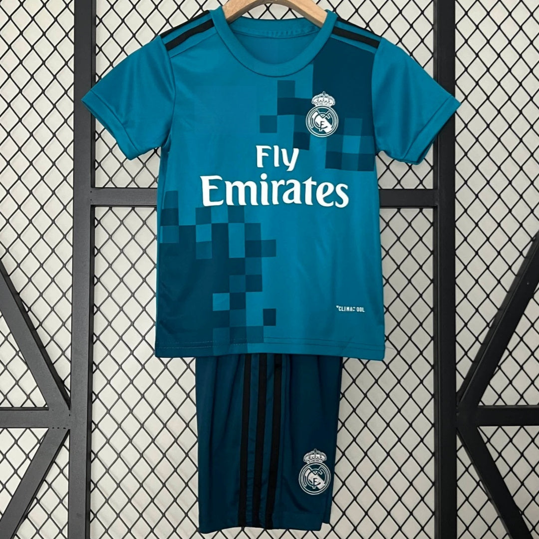 2017-20018 Real Madrid Third Retro Kids Set