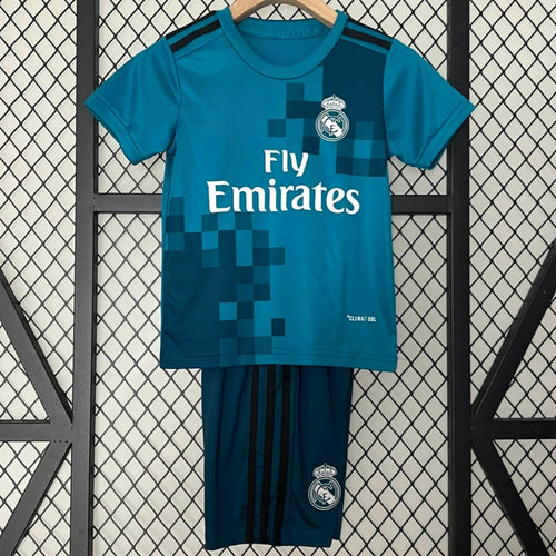 2017-20018 Real Madrid Third Retro Kids Set