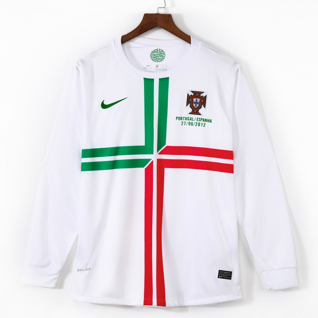 2011-2012 Portugal Away Retro Long Sleeve Jersey