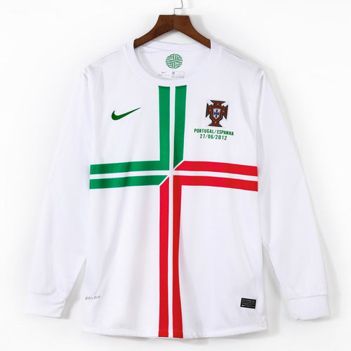 2011-2012 Portugal Away Retro Long Sleeve Jersey