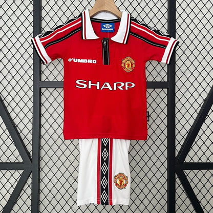 1998-1999 Manchester United Retro Kids Set