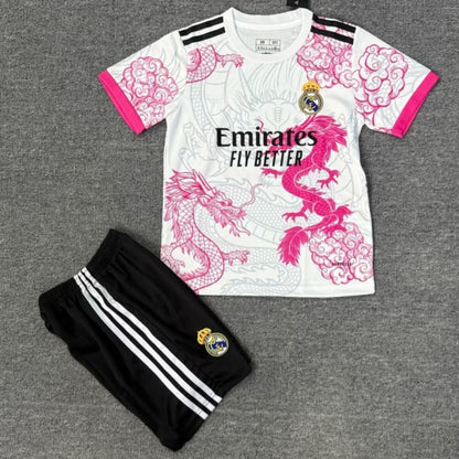 25/26 Real Madrid Special Pink dragon Kids Set