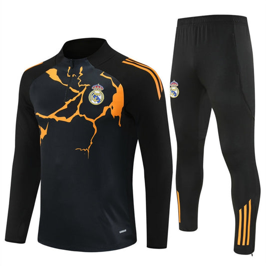 25/26 Real Madrid Black Special A Tracksuit
