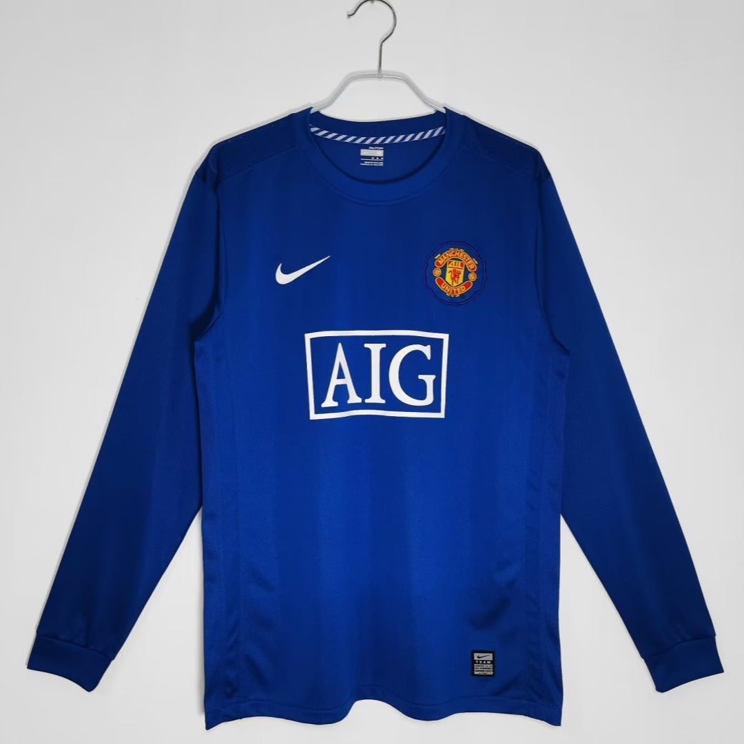 Manchester United Third Retro Long Sleeve 2007 2008 Jersey