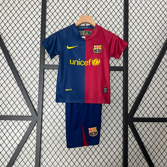 2008-2009 Barcelona Retro Kids Set