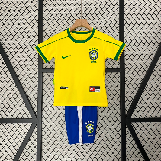 24/25 Brazil Retro Kids Set